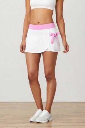 Fila 30 Love Side Tie Skort Wht/Cycl | FRCQ81572