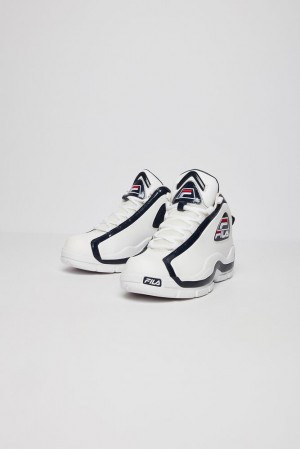 Fila 96 Tennis Shoes Wht/Fnvy/Fred | XDEU80179