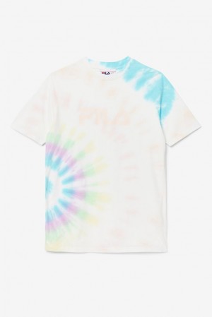 Fila Alivia Tie Dye Tee Creme | SFOR82409