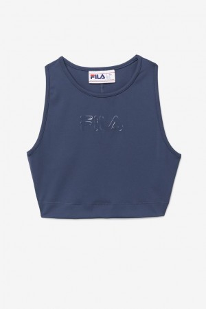 Fila Alva Crop Top 096 India Ink | RHVQ21480