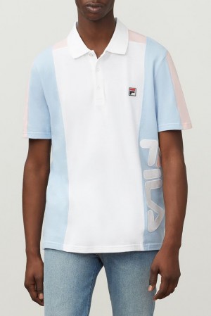 Fila Apache Polo Wht/Cblu/Pkch | CITW68724