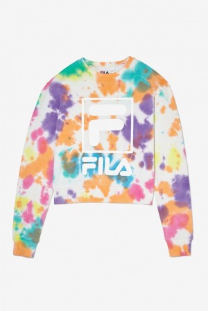 Fila Ashley Tie Dye Sweatshirt Multicolor | SAIO20594