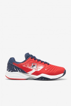 Fila Axilus 2 Energized Le Tennis Shoes Rojas Blancas Azul Marino | VDSR20658