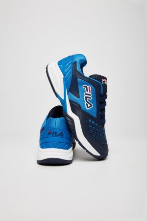 Fila Axilus 2 Energized Tennis Shoes Eble/Fnvy/Wht | OUWN63507