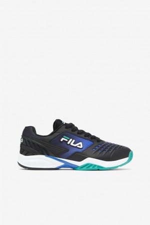 Fila Axilus 2 Energized Tennis Shoes Negras Azules Turquesa | JLGA76501