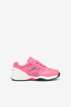 Fila Axilus Jr Tennis Shoes Shop/Wht/Fnvy | DOZM26819