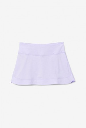 Fila Back Court A-line Skirt Moradas Azul Marino | UBXA72164