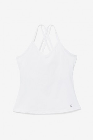 Fila Back Court Cami Tank Blancas | FOWB40159