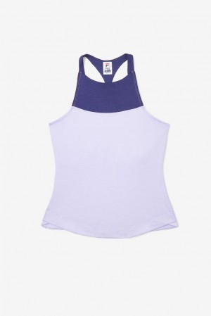 Fila Back Court Halter Tank Moradas | ALGI12369