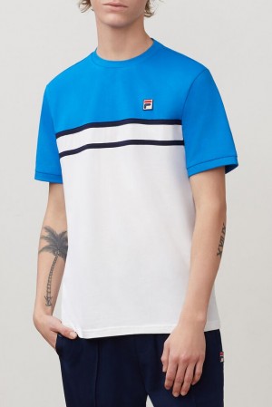 Fila Baldi Tee Drblu/Peac/Wht | HYMQ29084