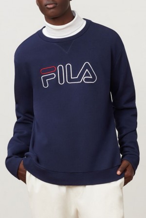 Fila Basil Sweatshirt Peac/Wht/Cred | HFVO20438