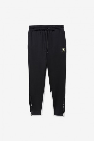 Fila Basset Tech Pant Negras Gris Claro | GYBC64395