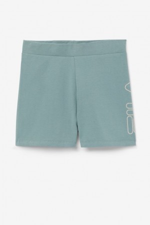 Fila Beatriz High Waist Bike Shorts Plateadas | FHXC90654