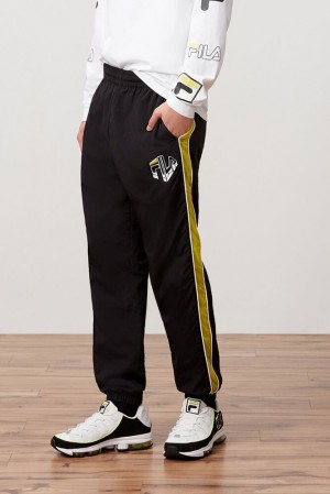 Fila Biko Track Pant Blk/Sulph/Wht | TPZJ24798