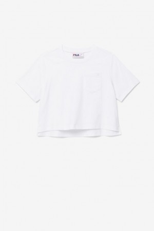 Fila Blenda Tee Blancas | LIME01287