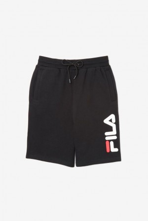 Fila Bono Short Negras Blancas Rojas | HTNI23149