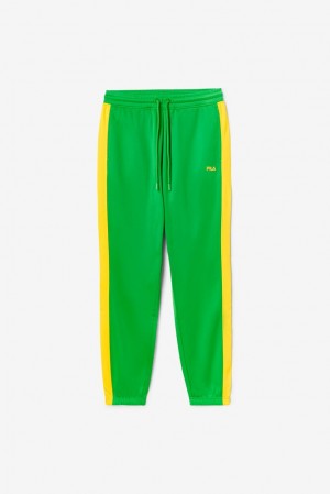 Fila Brazil Track Pant Verde Amarillo | TZNY16830