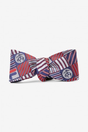 Fila Brooks Brothers X Fila Double Reversible Bow Tie Rojas | CUFO57910