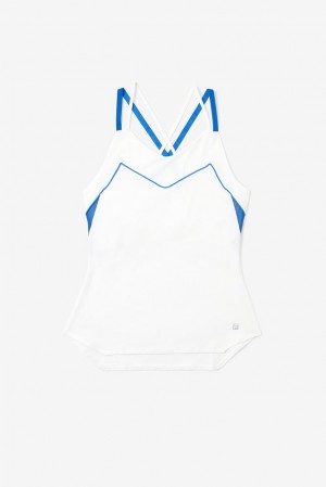 Fila Celestial Point Cami Tank Blancas Azules | GTZY21709