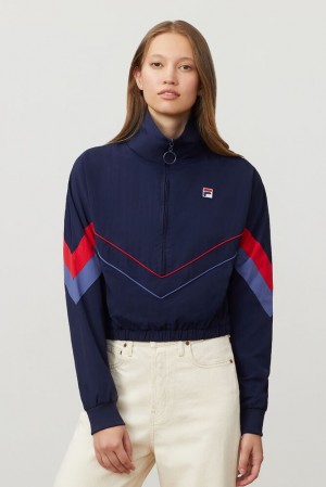 Fila Chiaki Wind Jacket Peac/Marl/Cred | JDCS98105