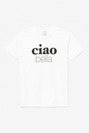 Fila Ciao Bella Tee Blancas | ECAD24768