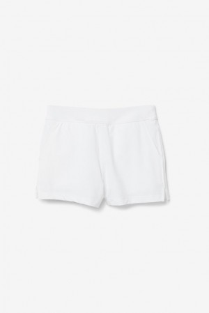 Fila Core Double Layer Short Blancas | LBVT03789