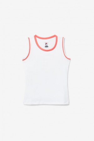 Fila Core Fullback Tank Blancas Coral | TNAO03916