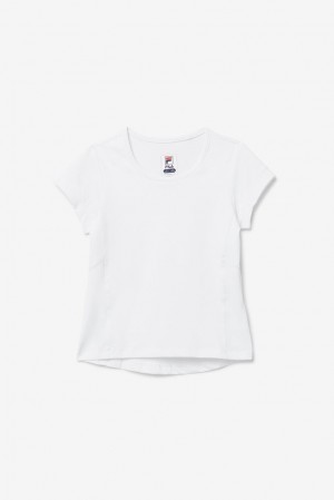 Fila Core Short Sleeve Top Blancas | DRVZ94531