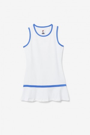 Fila Core Tennis Dress Blancas Azules | MJKT84327