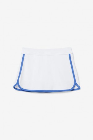 Fila Core Tennis Skirt Blancas Azules | NXPR95728