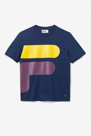 Fila Corp Tee Amarillo | QBNG86250