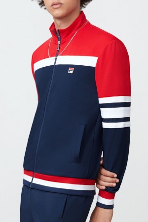 Fila Courto Jacket Cred/Navy/Wht | EPBZ07392