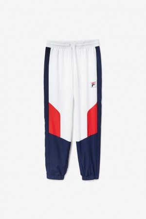 Fila Cyril Pant Blancas Rojas | UARI93054