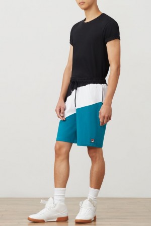 Fila Damon Short Blk/Hblu/Wht | XIAV49316