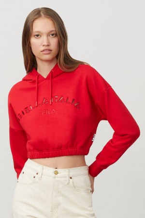 Fila Dana Hoodie Chinesred | LSMR13964