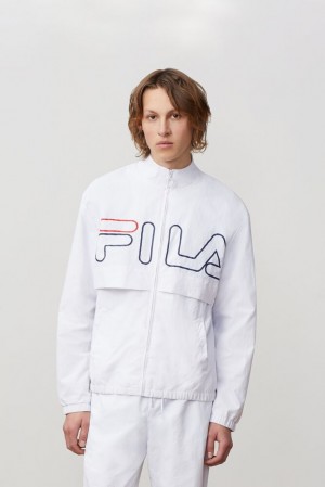 Fila Dani Woven Jacket Blancas | BHKQ94763