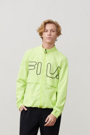 Fila Dani Woven Jacket Sharpgreen | KFNH27035