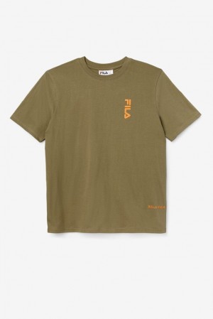 Fila Deckhand Tee Verde Oliva | NOBG48016