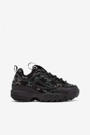 Fila Disruptor 2 Diamante Sneakers Blk/Blk/Irid | GLOM47862