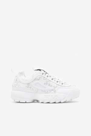 Fila Disruptor 2 Diamante Sneakers Wht/Wht/Irid | CIOB17230