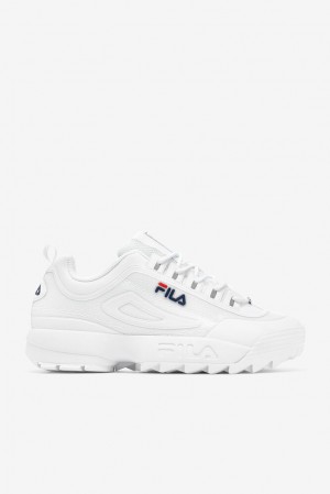 Fila Disruptor 2 No-sew Sneakers Wht/Fnvy/Fred | PTGY39520