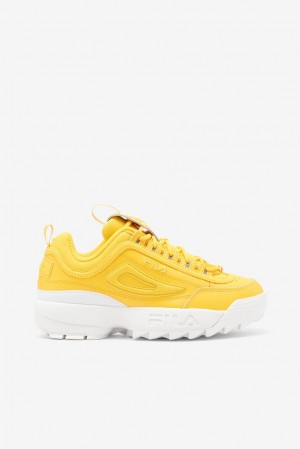 Fila Disruptor 2 Premium Sneakers Amarillo Amarillo Blancas | FNEQ90271