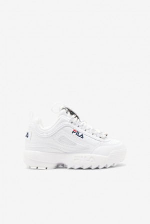 Fila Disruptor 2 Sneakers Blancas Rojas | OTIG74956