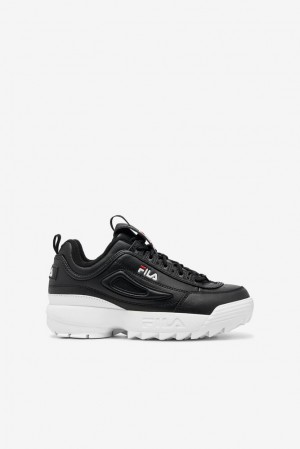 Fila Disruptor 2 Sneakers Negras Blancas Rojas | JPWH95364