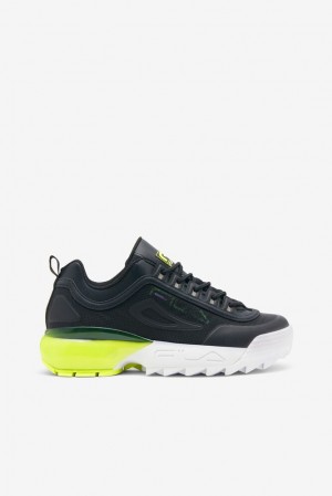 Fila Disruptor 2a Sneakers Negras Blancas Amarillo | NZPI85973