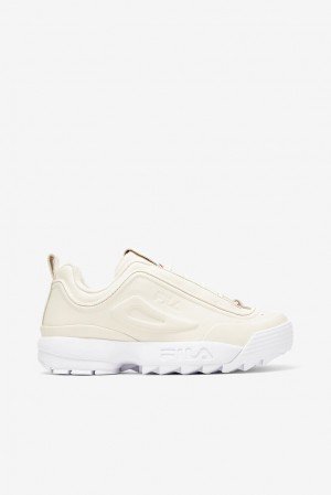 Fila Disruptor Zero Chunky Sneakers 101 Gardenia / Gardenia / Gardenia | YXLC84350