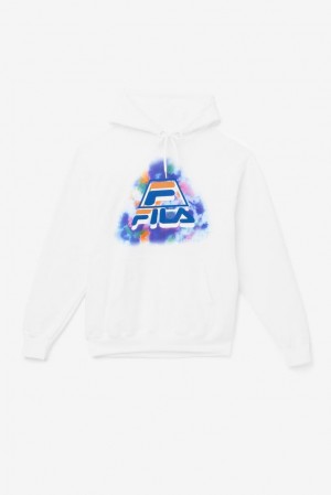 Fila Dracen Tie Dye Hoodie Blancas | IAWC79485