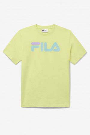 Fila Eagle Tee Amarillo | FYUD83601