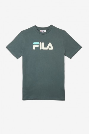 Fila Eagle Tee Azules | DUGH91736