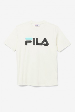 Fila Eagle Tee Negras Azules Turquesa | FBKN23657